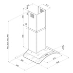 Ngarko imazhin në shikuesin e Galerisë, ASPIRATOR MURAL VOX CGL650IX