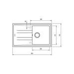 Ngarko imazhin në shikuesin e Galerisë, LAVAPJATE GRANITI TEKA STONE 50 B-TG 1B 1D White