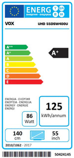 Ngarko imazhin në shikuesin e Galerisë, TELEVIZOR VOX UHD 55DSW400U 55&#39;&#39;
