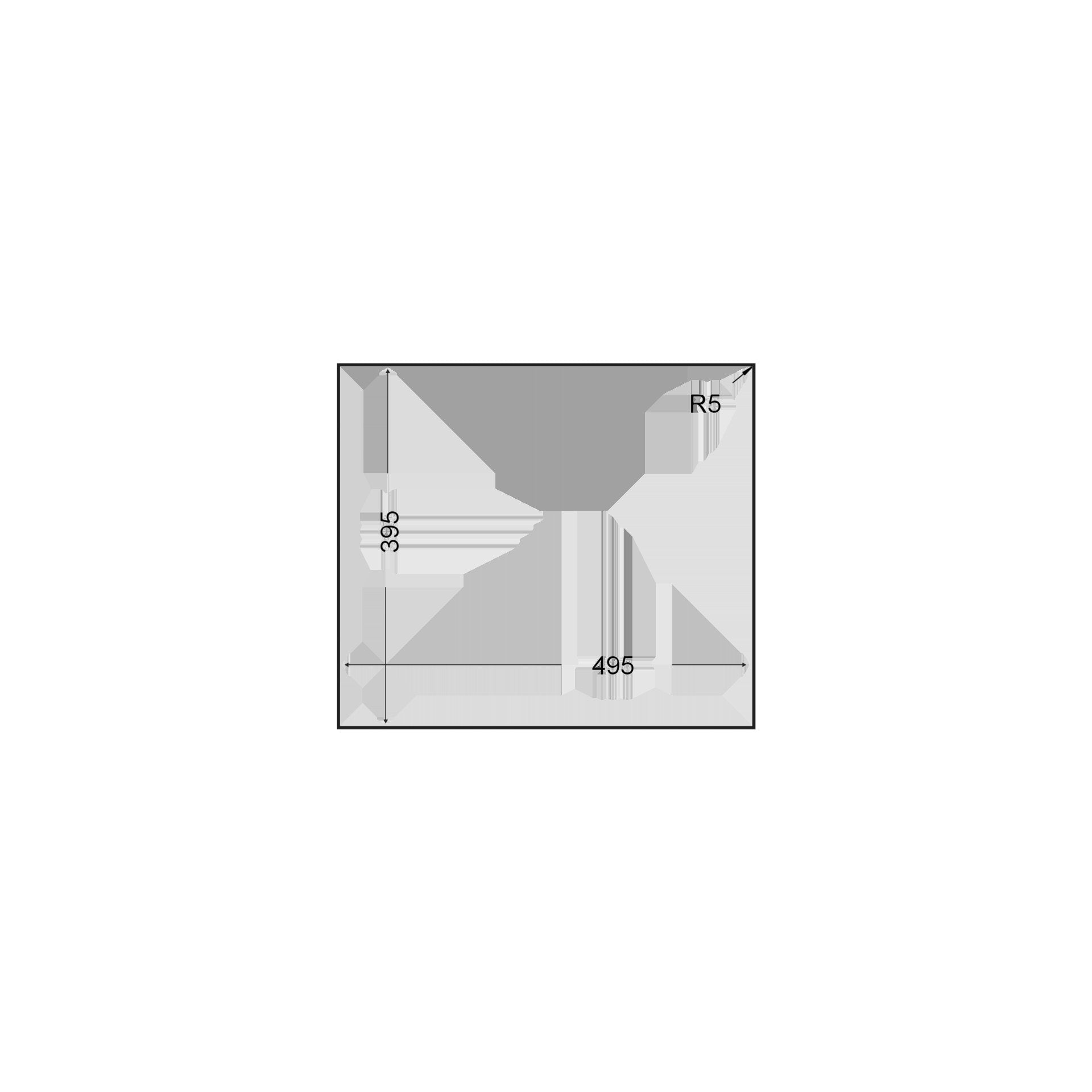 LAVAPJATE GRANITI INKASO TEKA SQUARE 50.40 TG Black