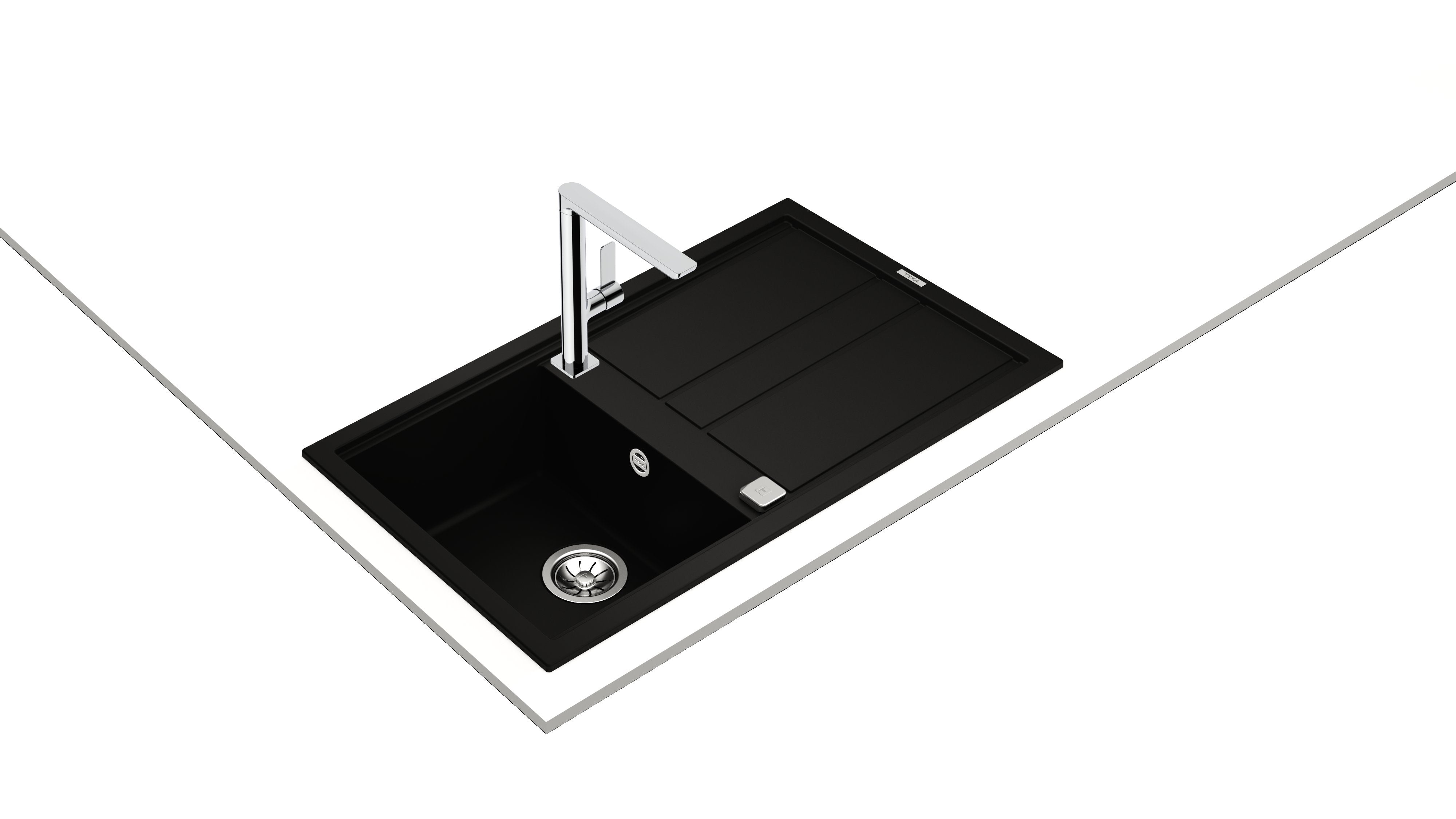 LAVAPJATE GRANITI TEKA NOVA 45 B-TG 1B 1D Black