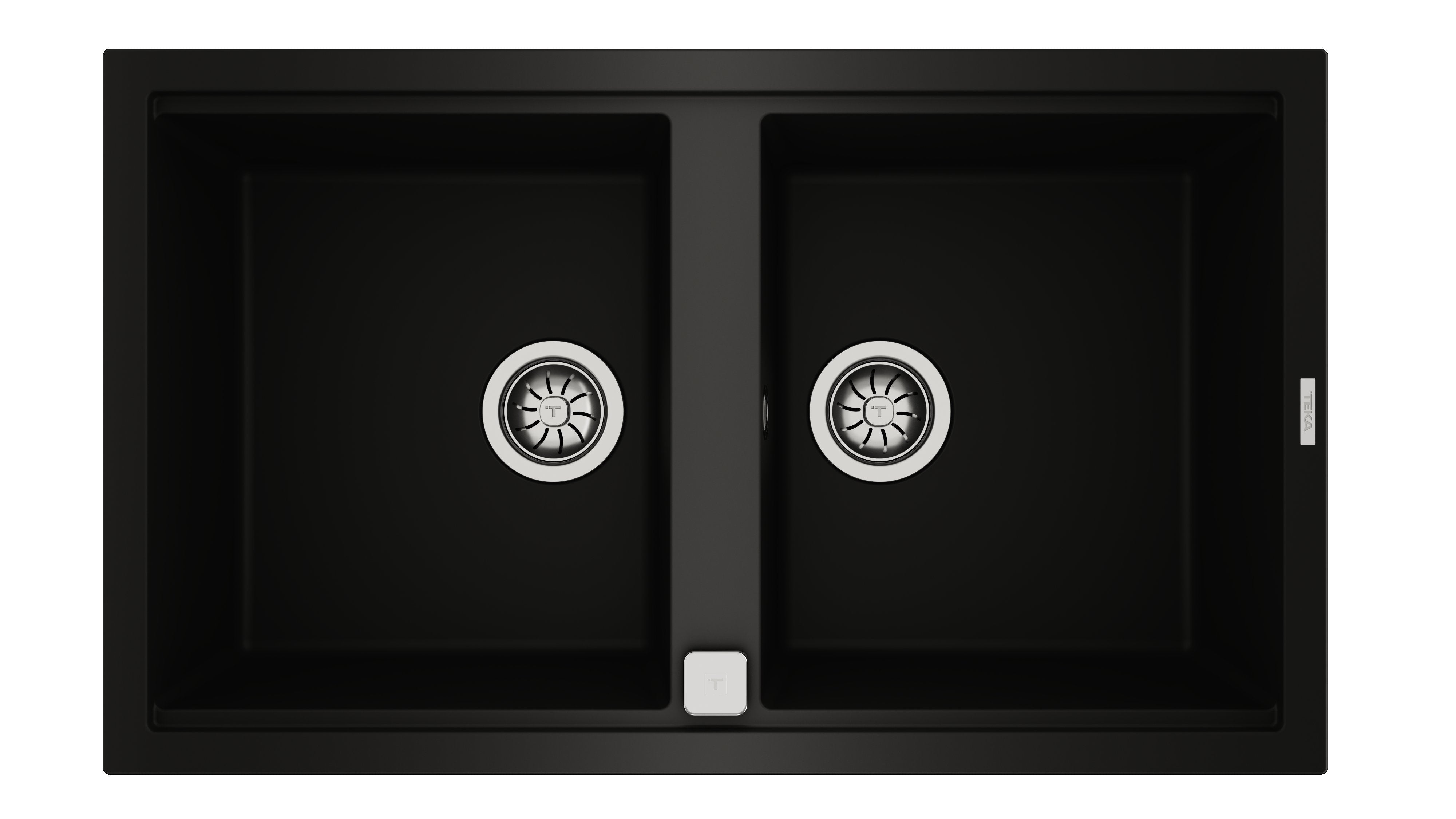 LAVAPJATE GRANITI TEKA NOVA 90 B-TG 2B Black