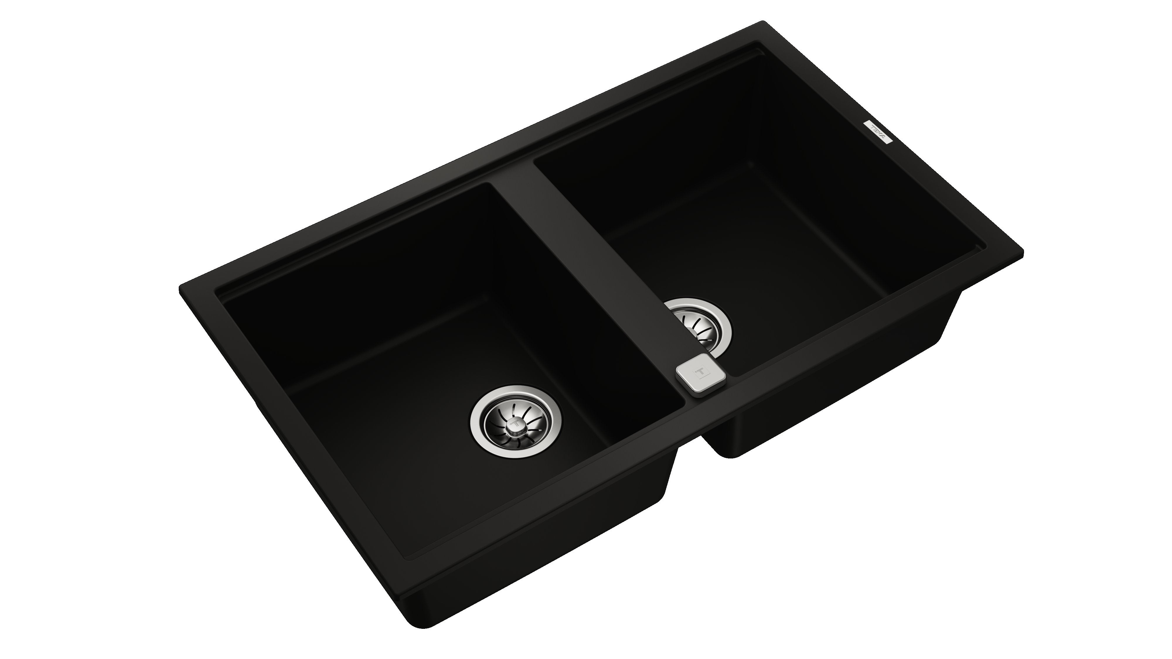 LAVAPJATE GRANITI TEKA NOVA 90 B-TG 2B Black