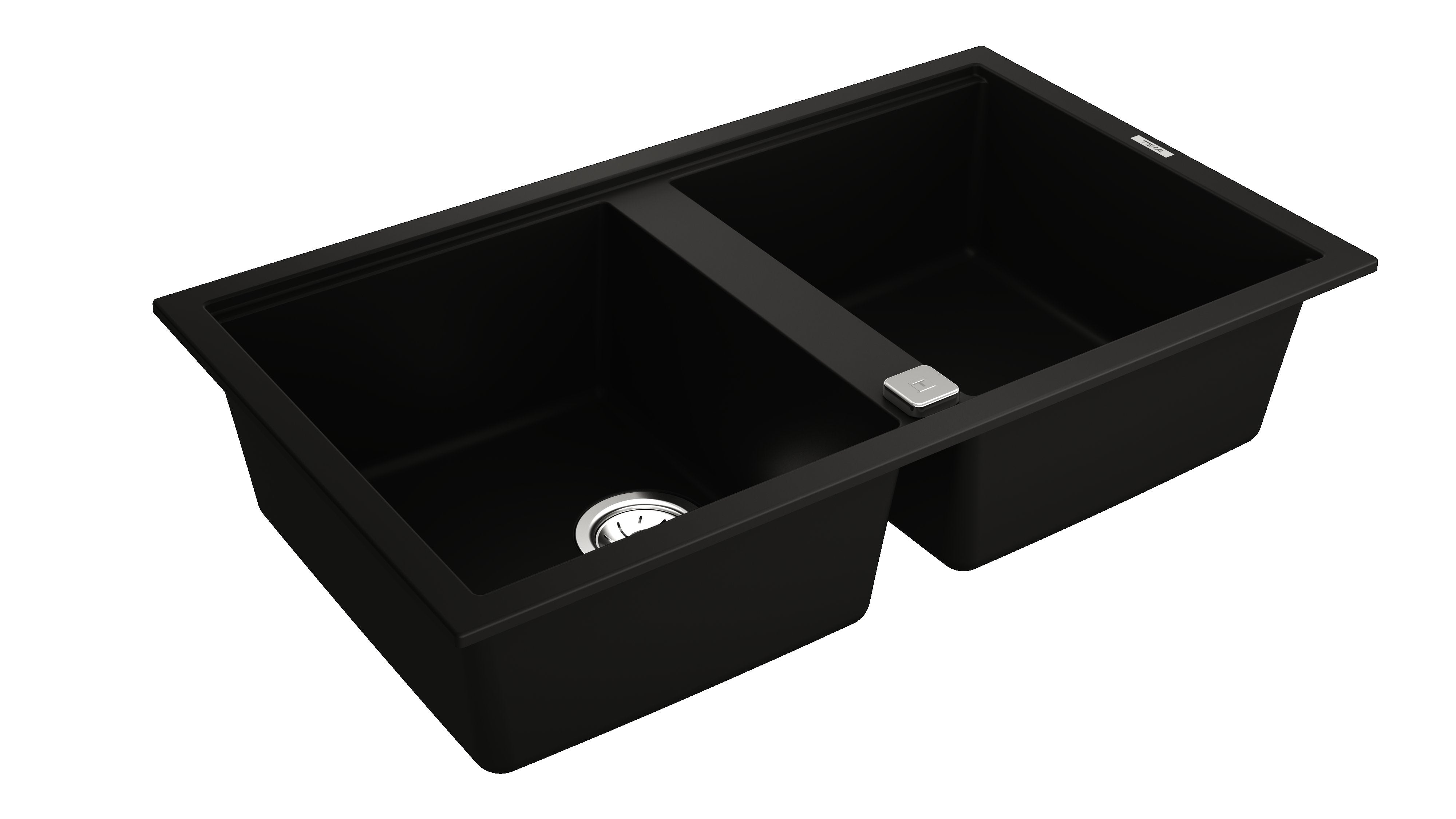 LAVAPJATE GRANITI TEKA NOVA 90 B-TG 2B Black