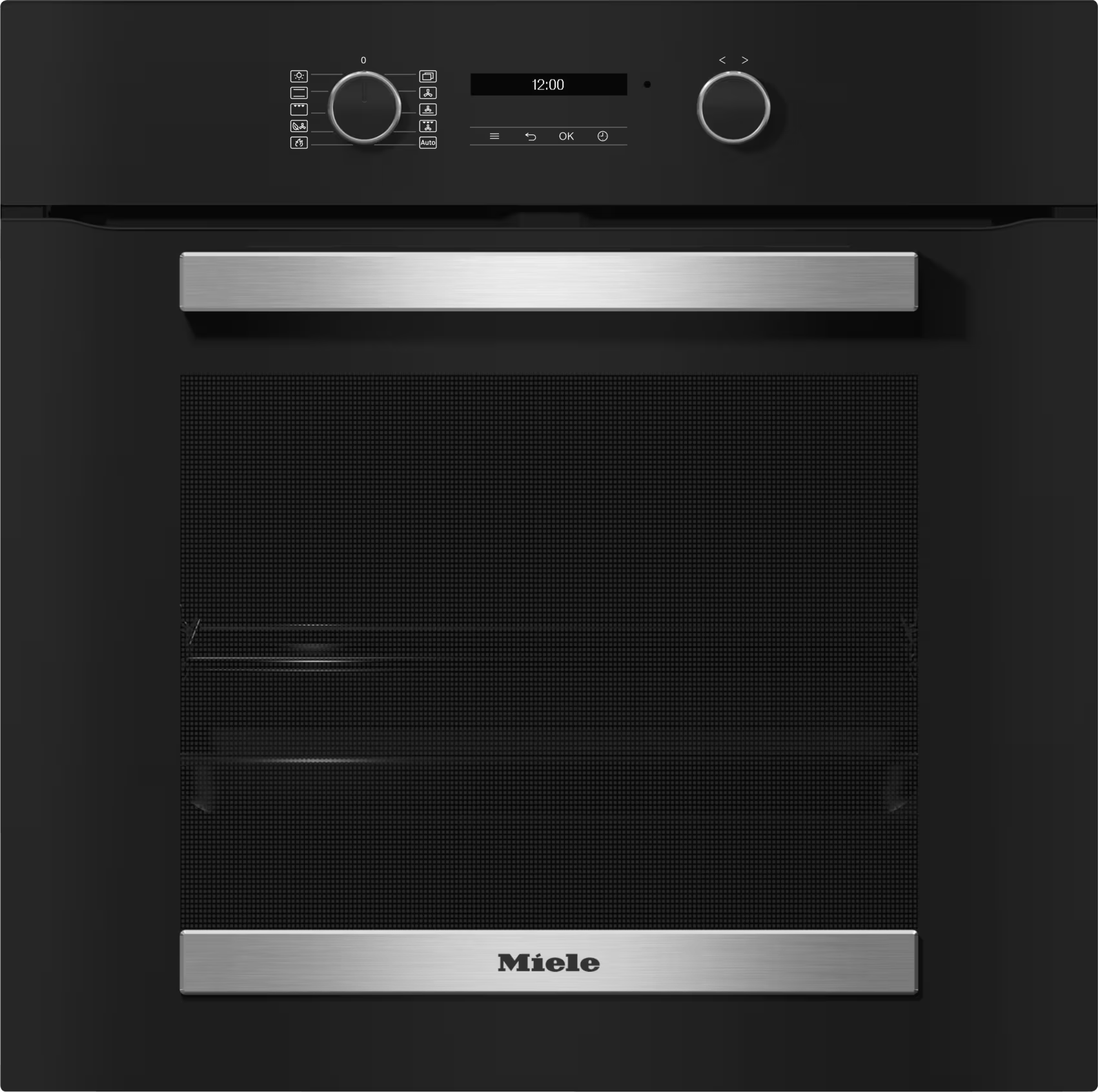 FURRË MIELE H 2467 B Obsidian Black & Stainless Steel