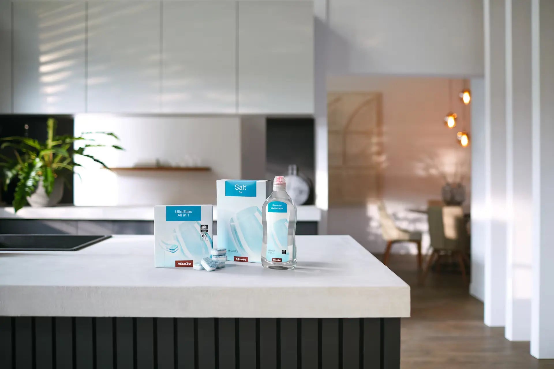 Set detergjent për lavastovilje 3x (tableta, kripë, brilantine) - Miele