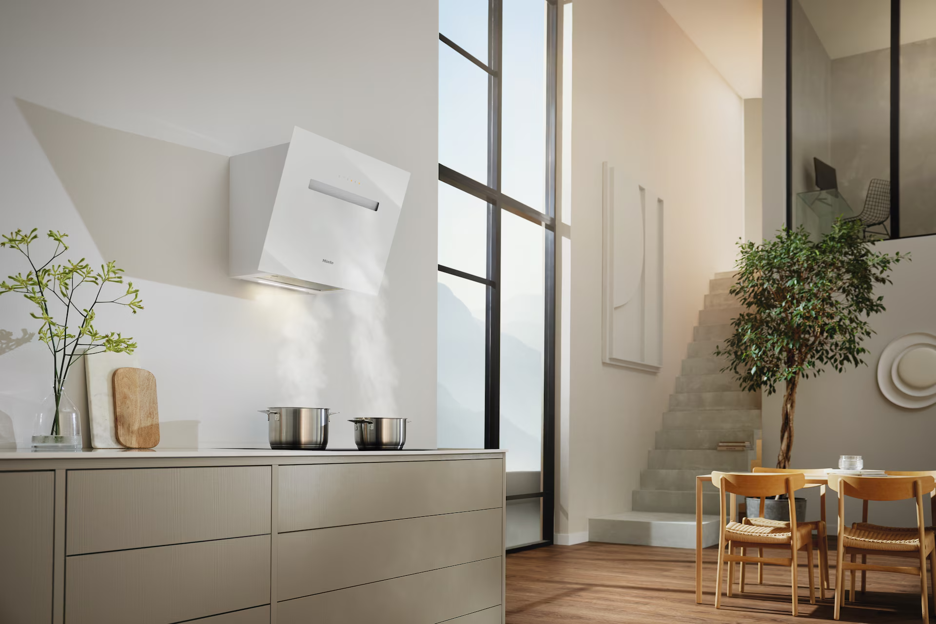 ASPIRATOR MURAL MIELE DAH 1650 D Brilliant White
