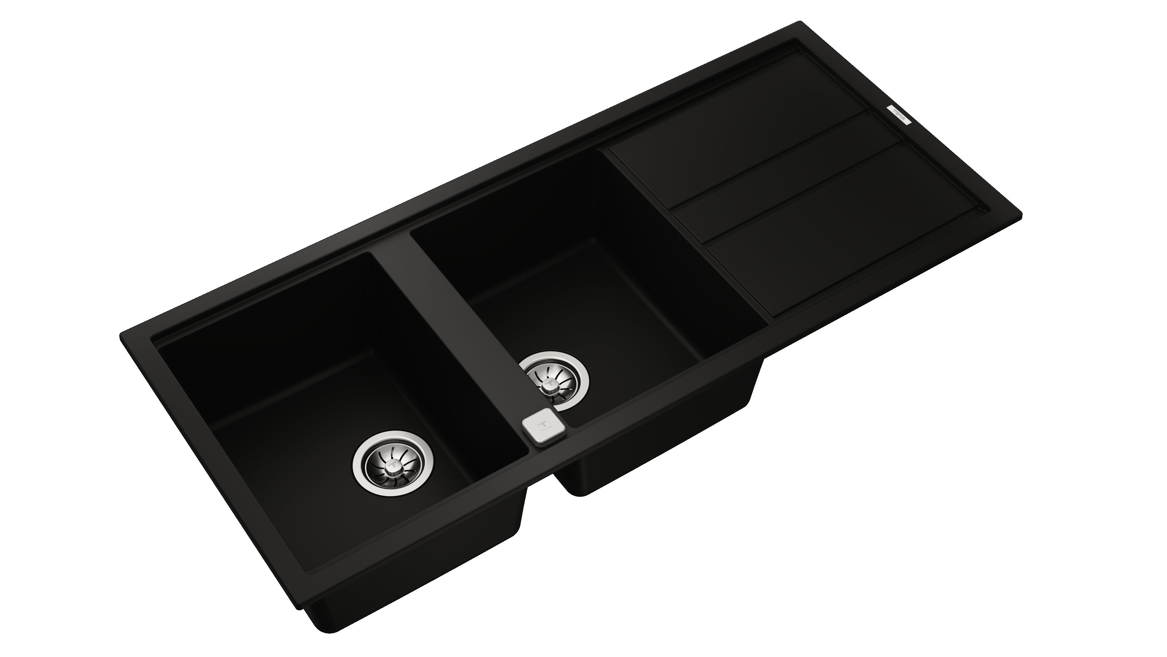 LAVAPJATE GRANITI TEKA NOVA 80 B-TG 2B 1D Black