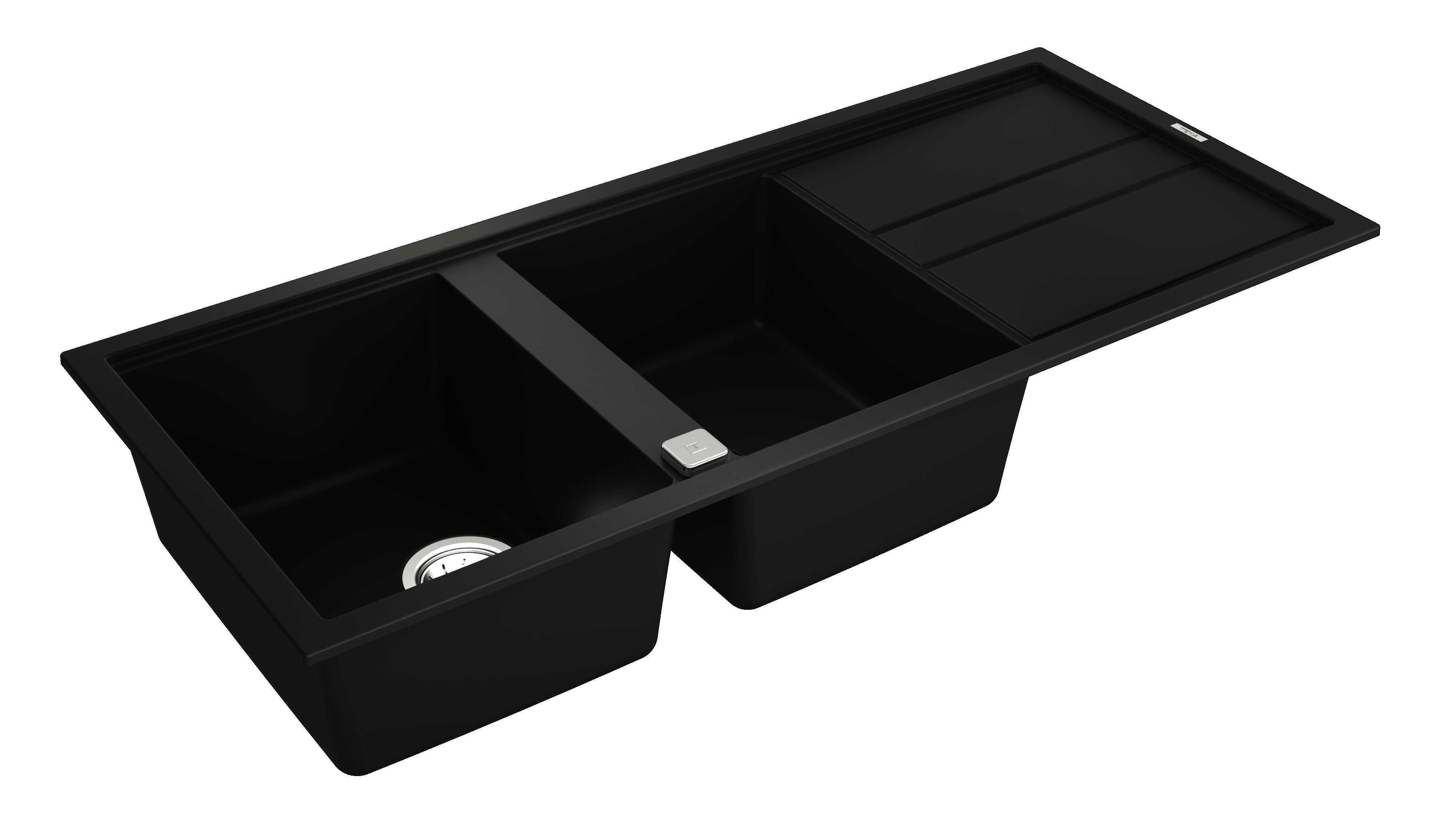 LAVAPJATE GRANITI TEKA NOVA 80 B-TG 2B 1D Black