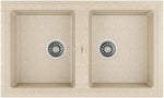 Load image into Gallery viewer, LAVAPJATE GRANITI TEKA Stone 90 B-TG 2B Sand Beige
