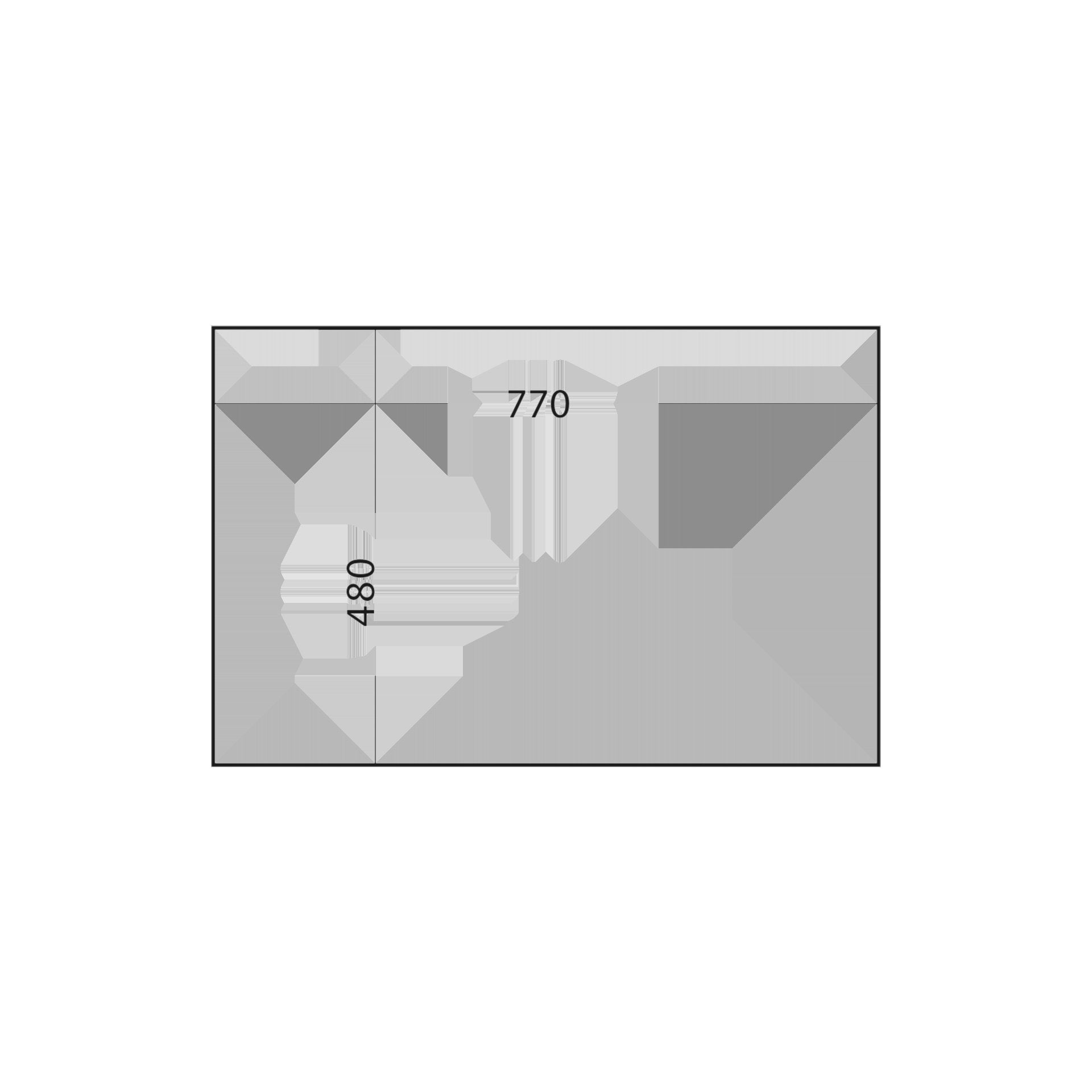 LAVAPJATE GRANITI TEKA FORSQUARE 2B 790 TG Black