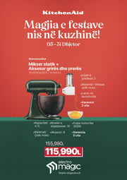MIKSER STATIK-5KSM180WSEEG + AKSESOR GRIRES DHE PRERES - 5KSMVSA