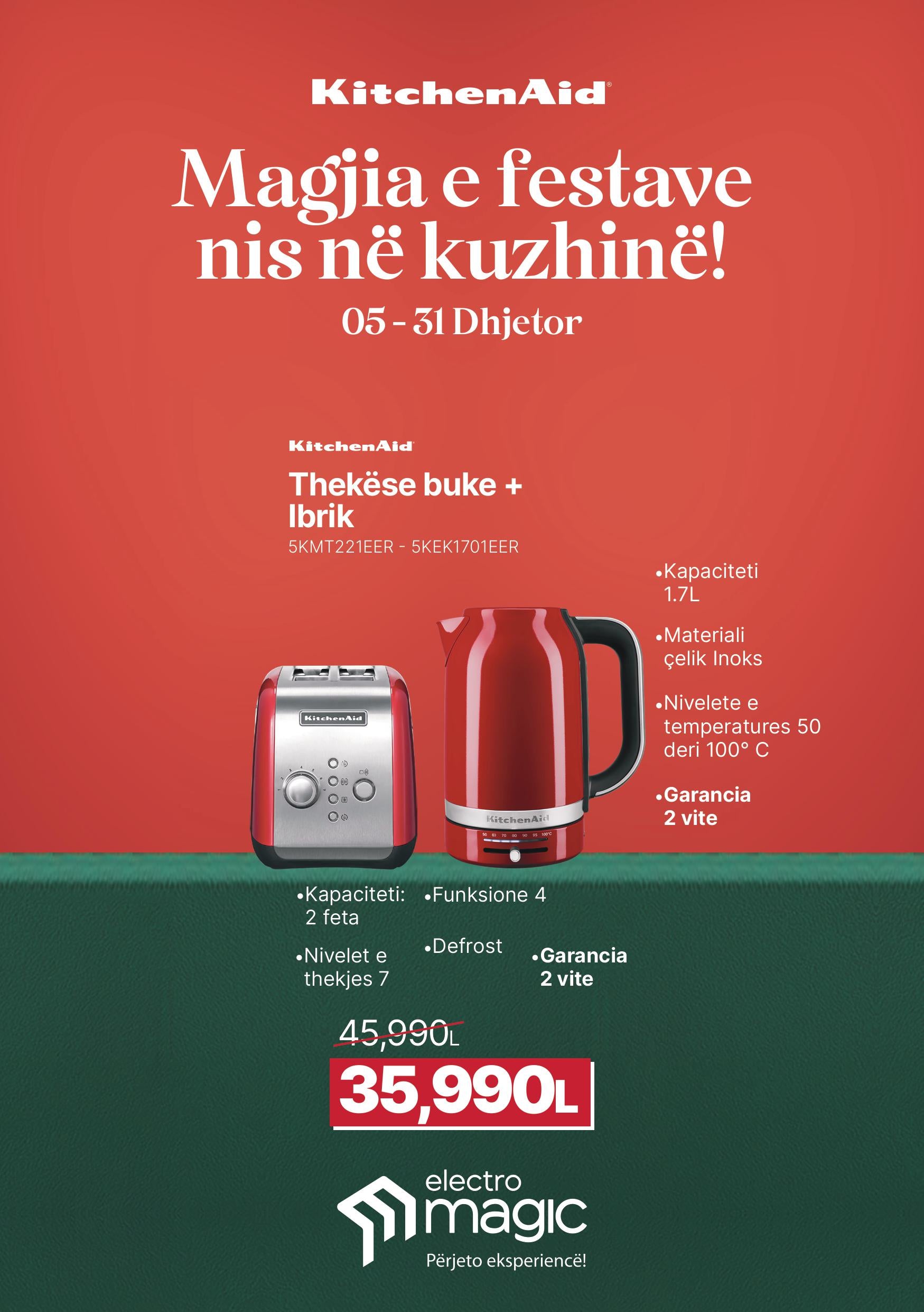 THEKËSE BUKE -5KMT221EER  + IBRIK -5KEK1701EER