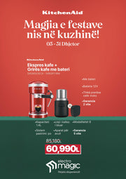EKSPRES KAFE -5KES6503ECA  + GRIRËS KAFE ME BATERI -5KBGR111BM