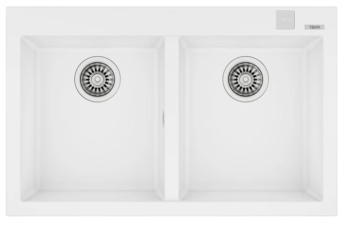 LAVAPJATE GRANITI TEKA FORSQUARE 2B 790 TG Artic white