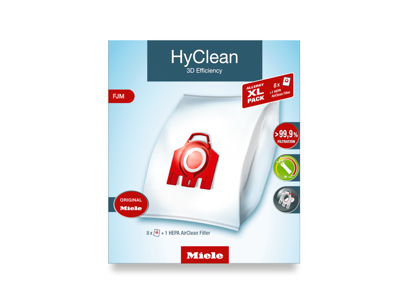 Qese Fshese Miele FJM HYCLEAN ALLERGY XL + HA50