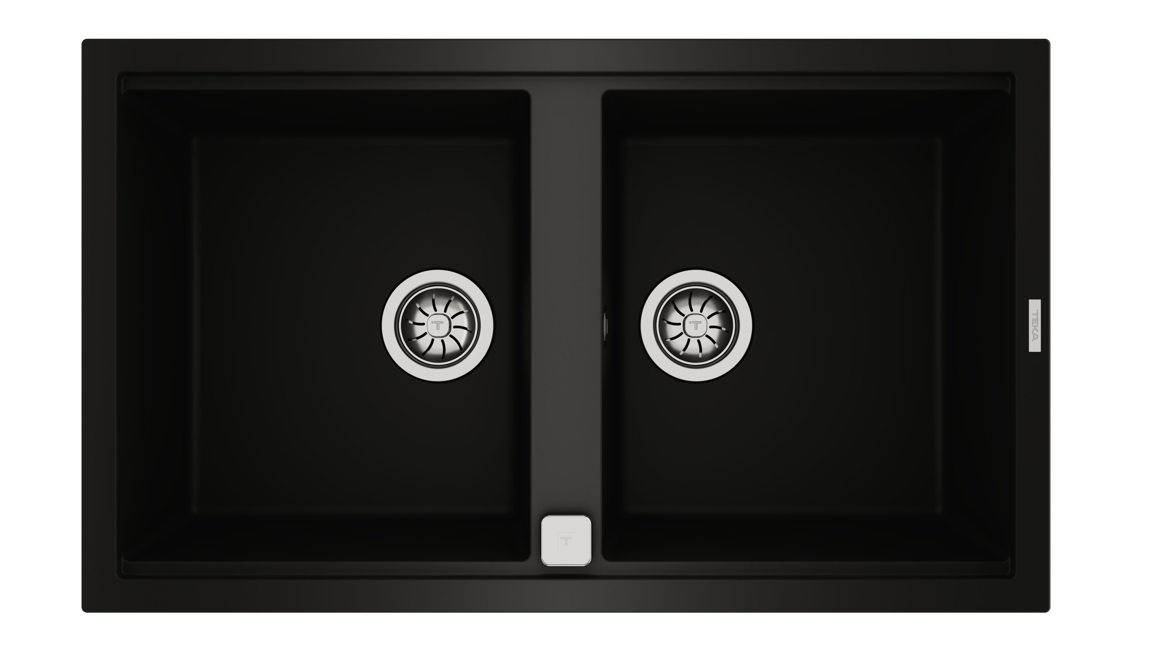 LAVAPJATE GRANITI TEKA NOVA 90 B-TG 2B Black