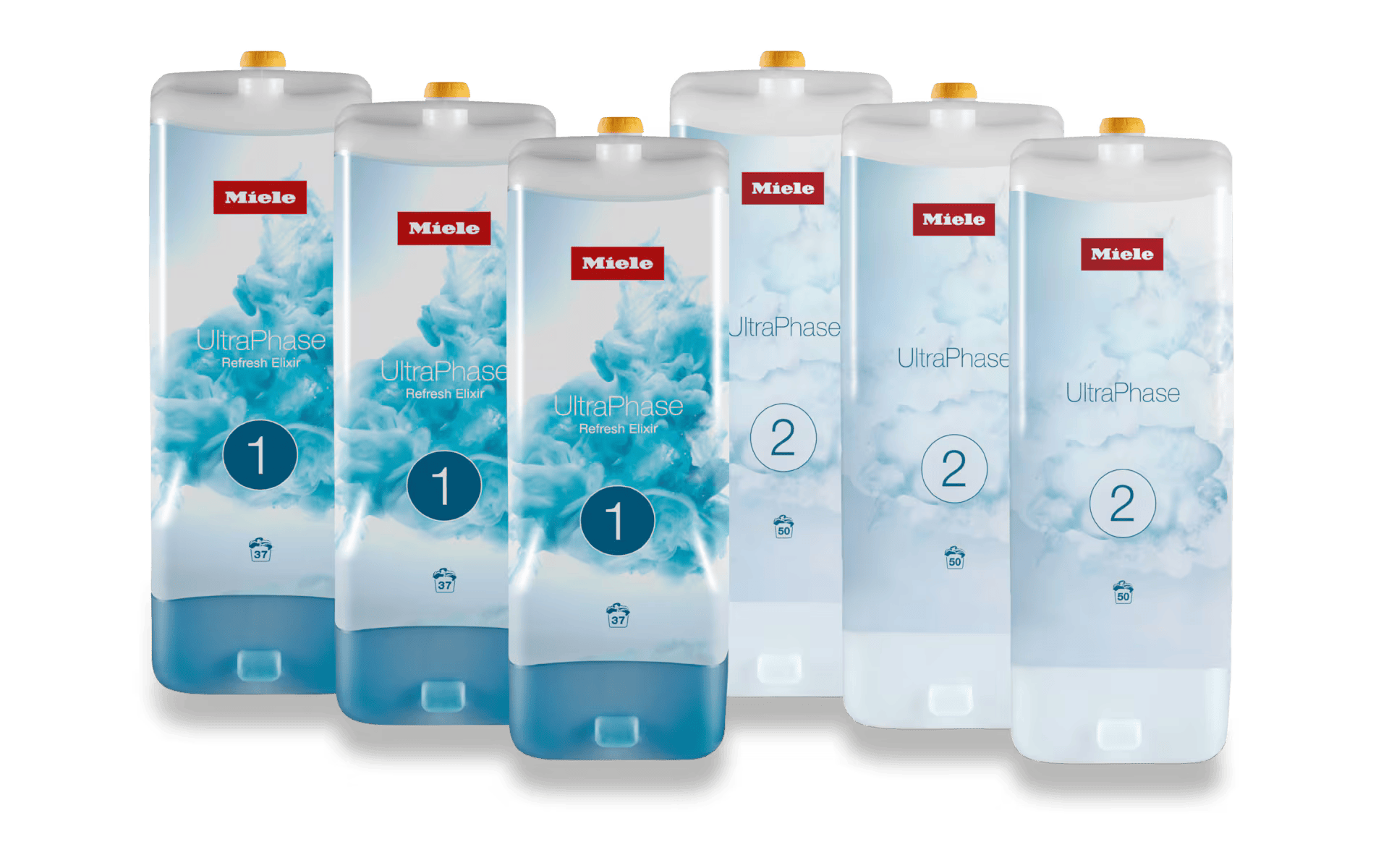 Set detergjent për lavatriçe UltraPhase1 Elixir 3x dhe UltraPhase2 3x - Miele