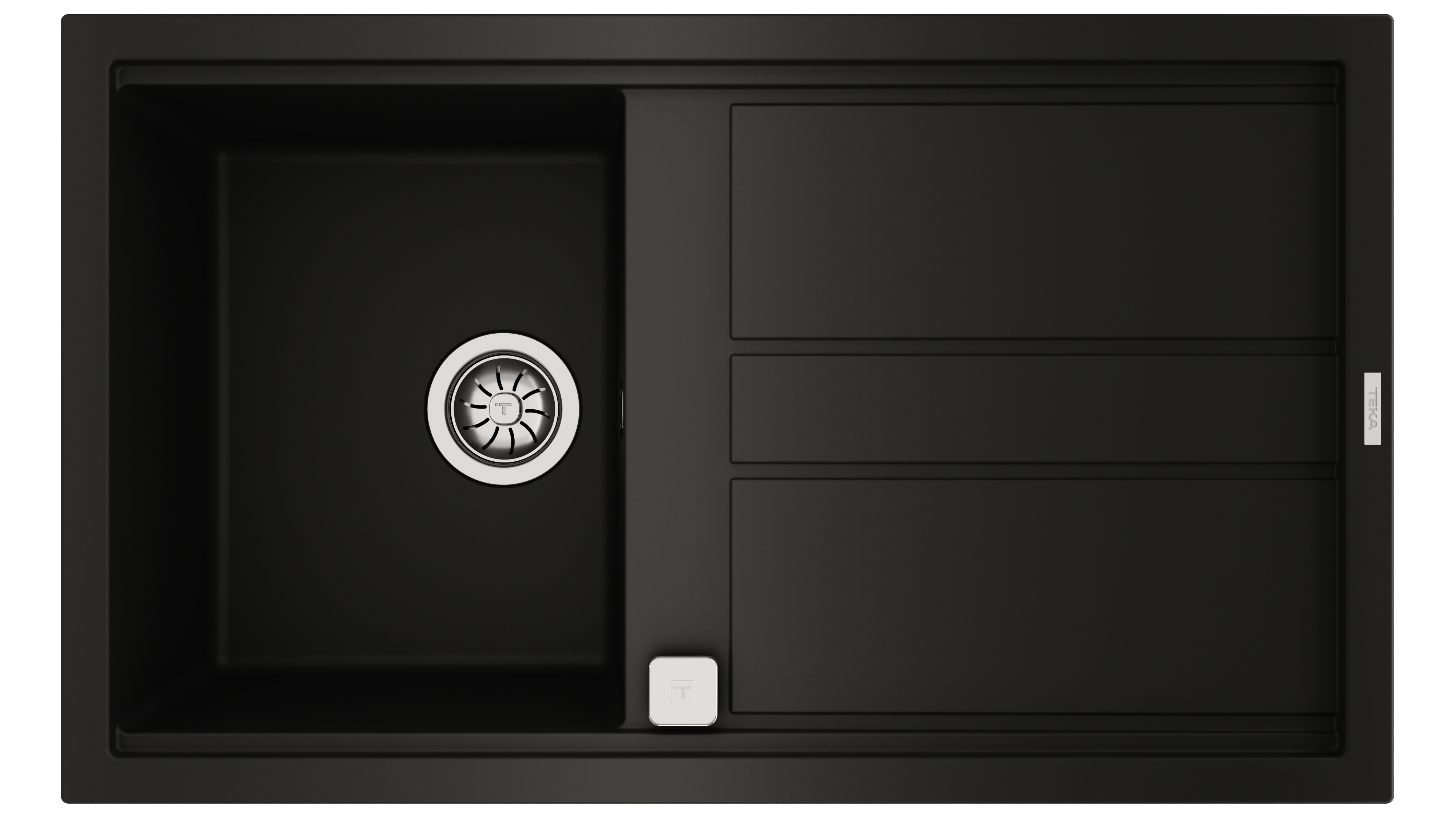 LAVAPJATE GRANITI TEKA NOVA 45 B-TG 1B 1D Black