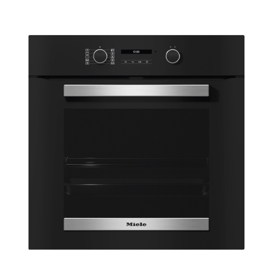 FURRË MIELE H 2465 BP Obsidian Black & Stainless Steel