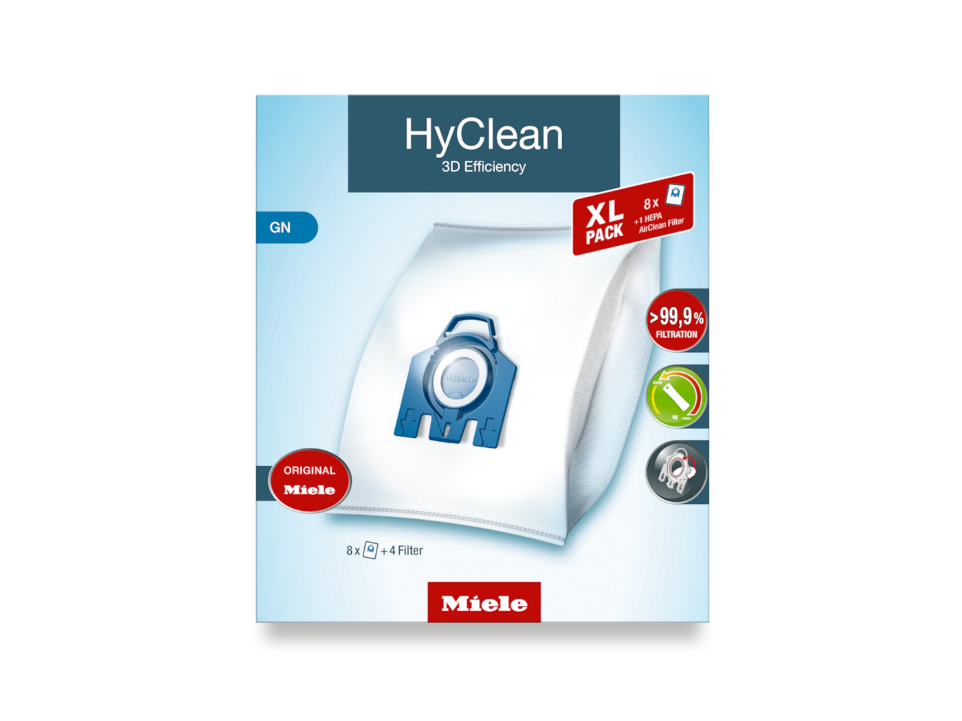 Qese Fshese Miele GN HYCLEAN ALLERGY XL + HA50
