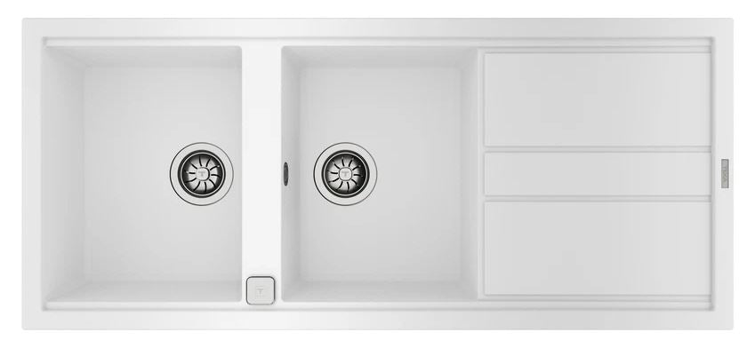 LAVAPJATE GRANITI TEKA NOVA 80 B-TG 2B 1D Artic white