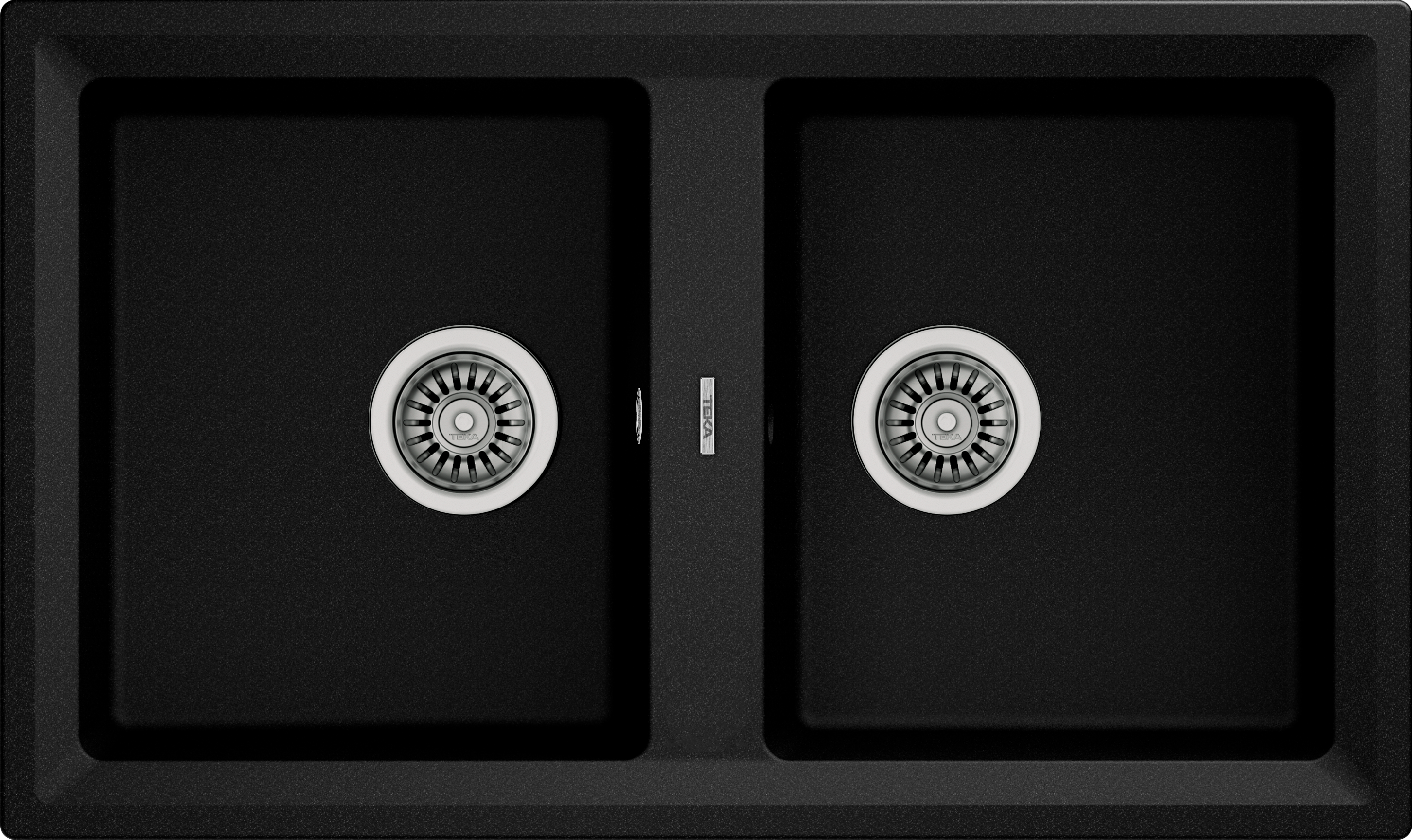 LAVAPJATE GRANITI TEKA STONE 90 B-TG 2B Metallic Black