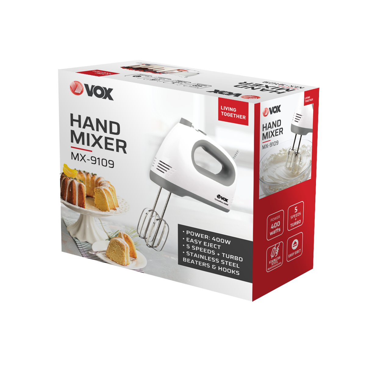 MIKSER DORE VOX MX9109 white