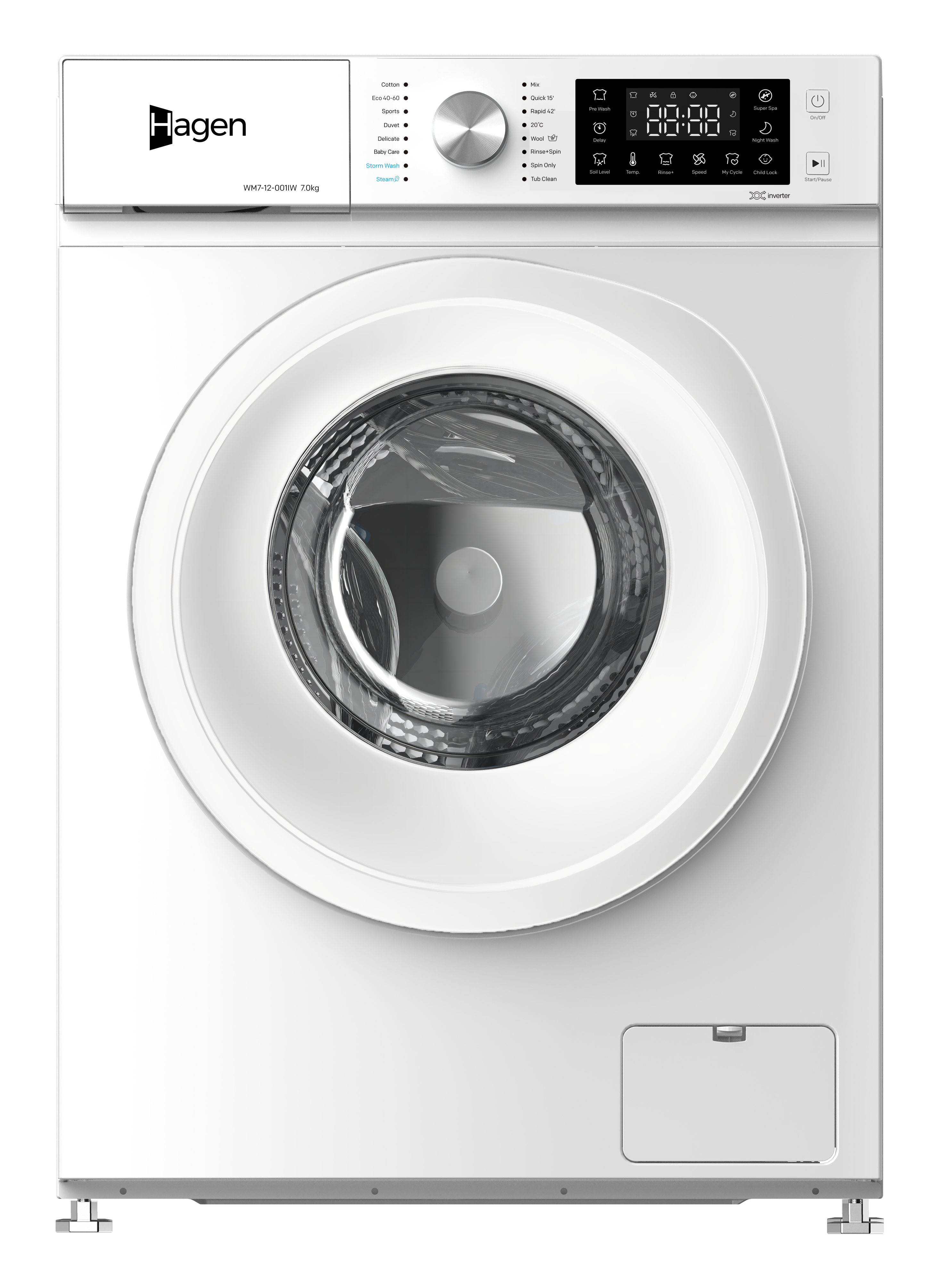 LAVATRIÇE HAGEN WM7-12-001IW 7KG