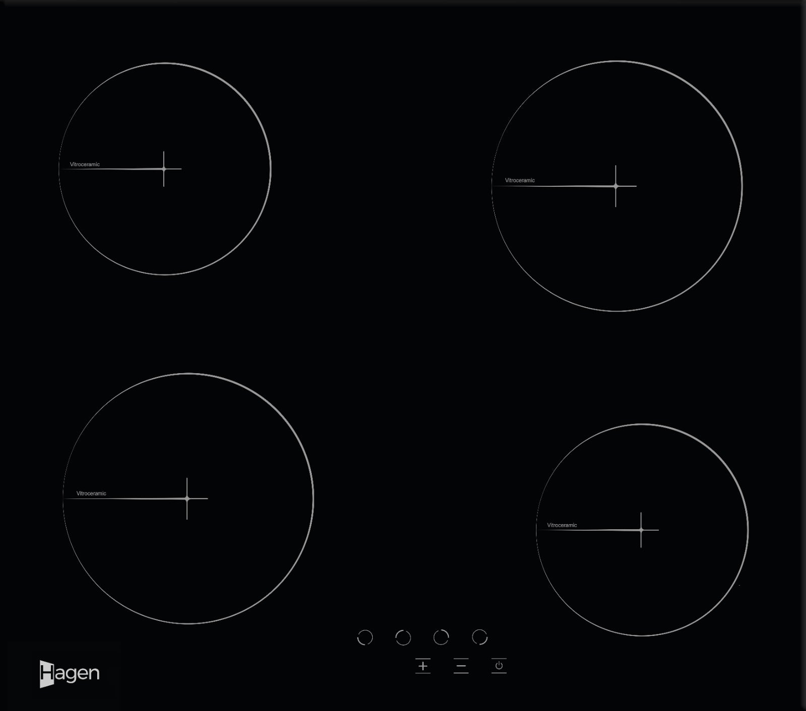 PIANURE ELEKTRIKE HAGEN 60CM HBES-60-TC001