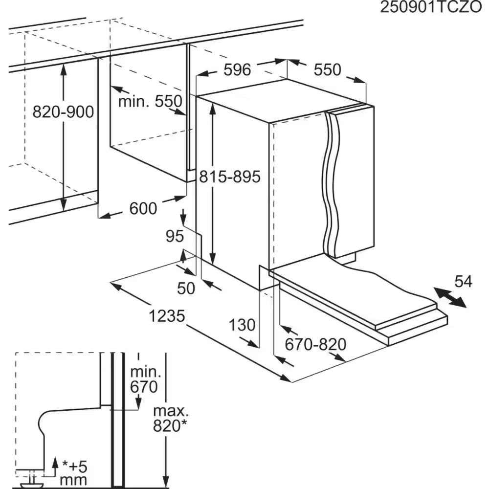 LAVASTOVILJE TOTAL INKASO AEG GI7210B2SN 60cm