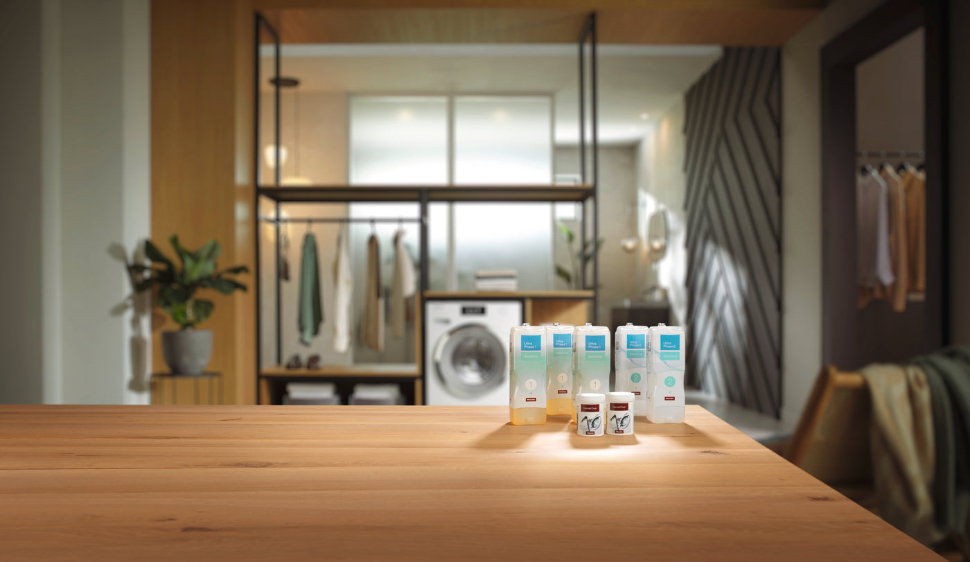 Set detergjent UltraPhase1 Sensitive 3x, UltraPhase2 Sensitive 2x dhe IntenseClean 2x- Miele