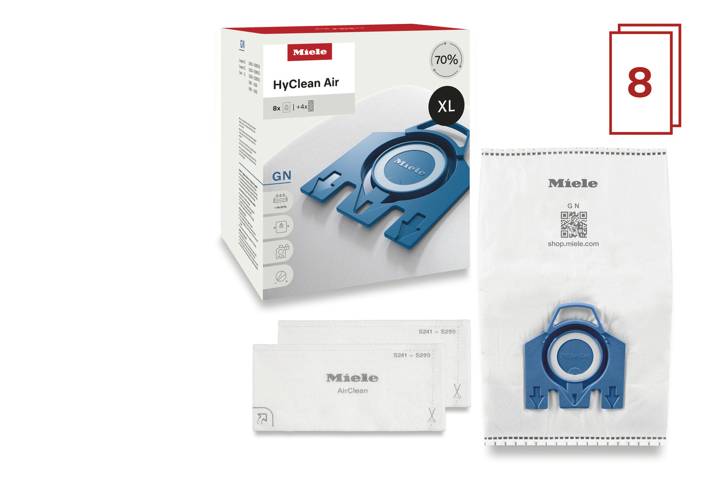 Qese Fshese Miele GN HYCLEAN PURE XL