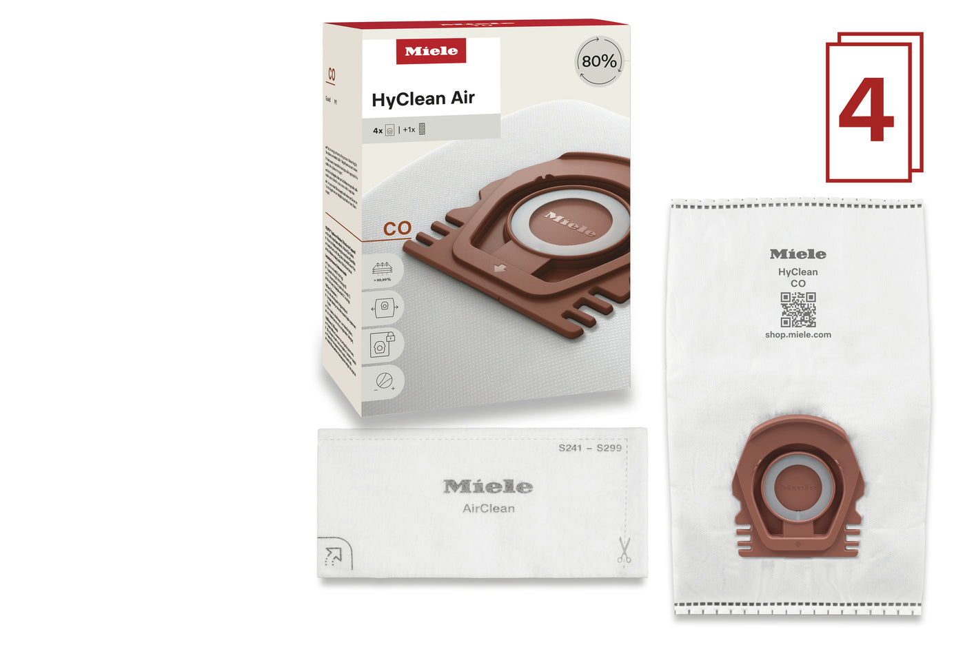 Qese fshese Miele CO HYCLEAN PURE