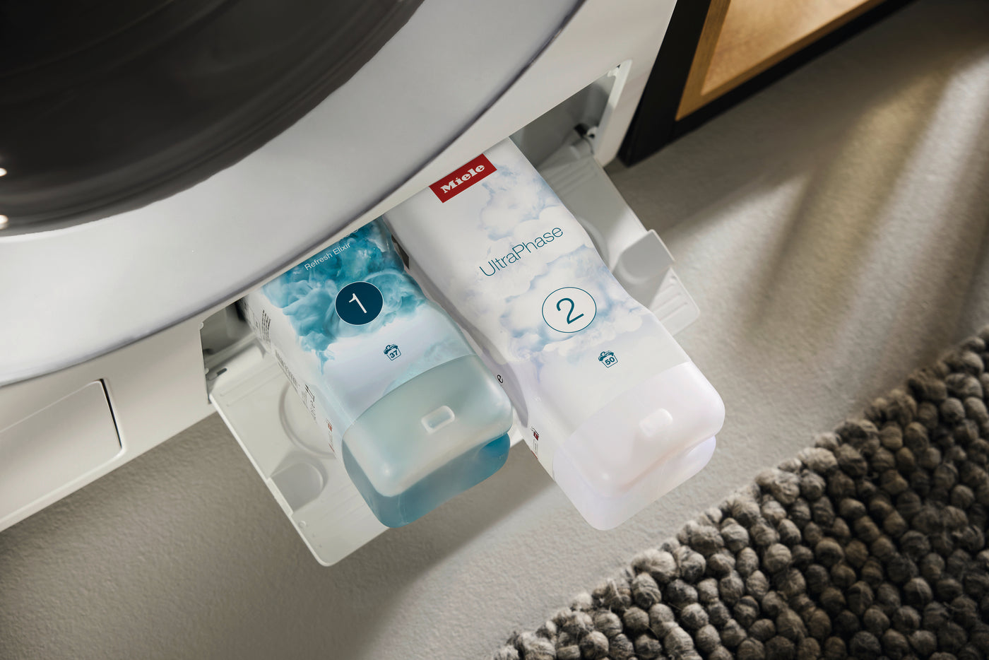 Set detergjent për lavatriçe UltraPhase1 Elixir 3x dhe UltraPhase2 3x - Miele