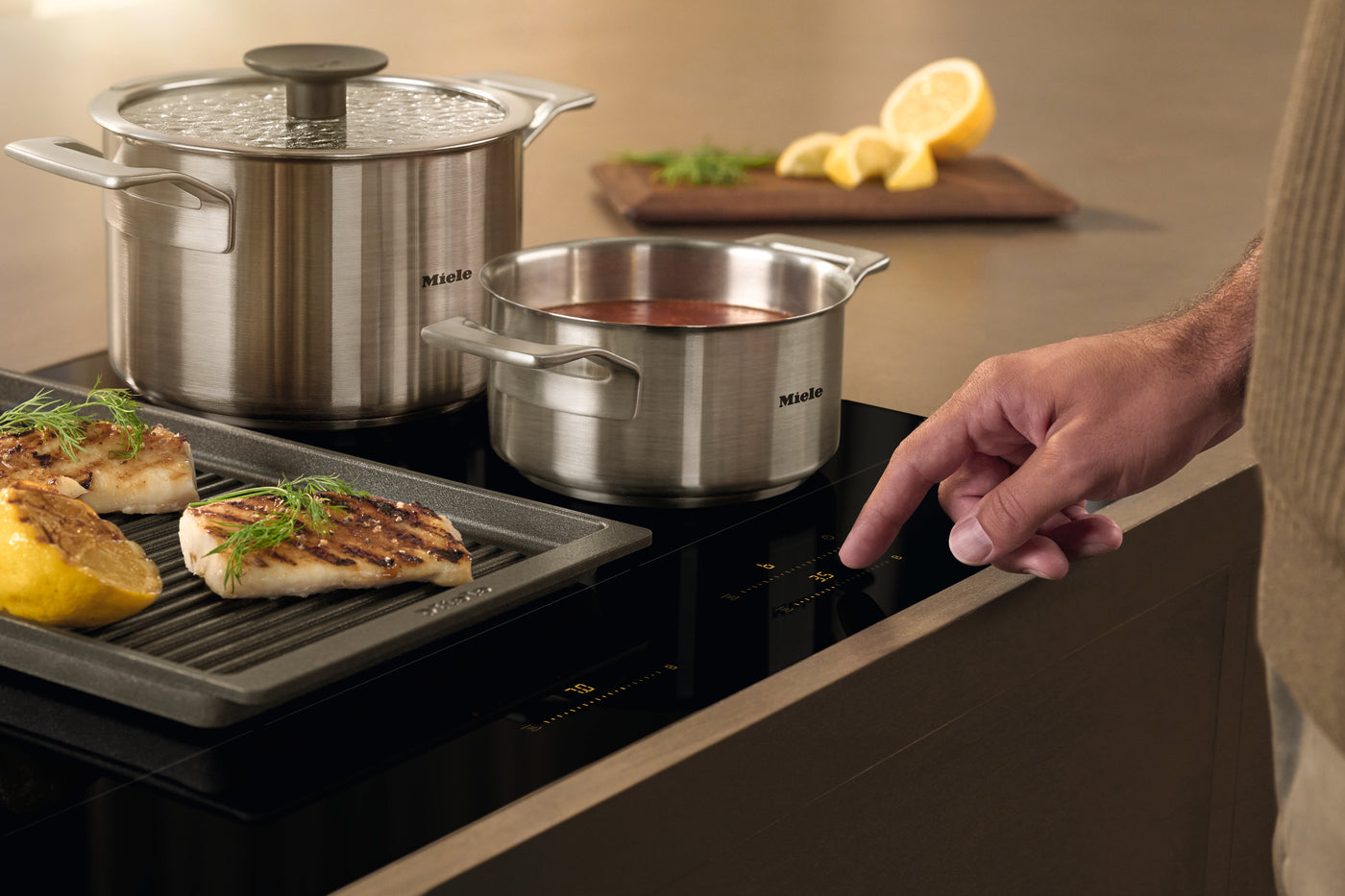 Tavë Miele GGRP Gourmet griddle plate