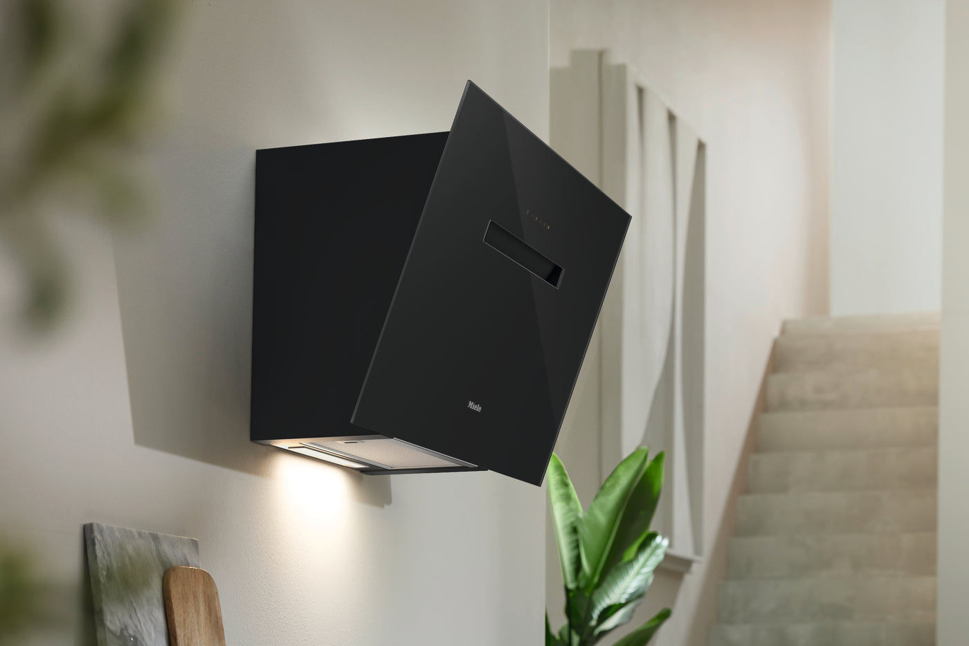 ASPIRATOR MURAL MIELE DAH 1850 D Obsidian Black