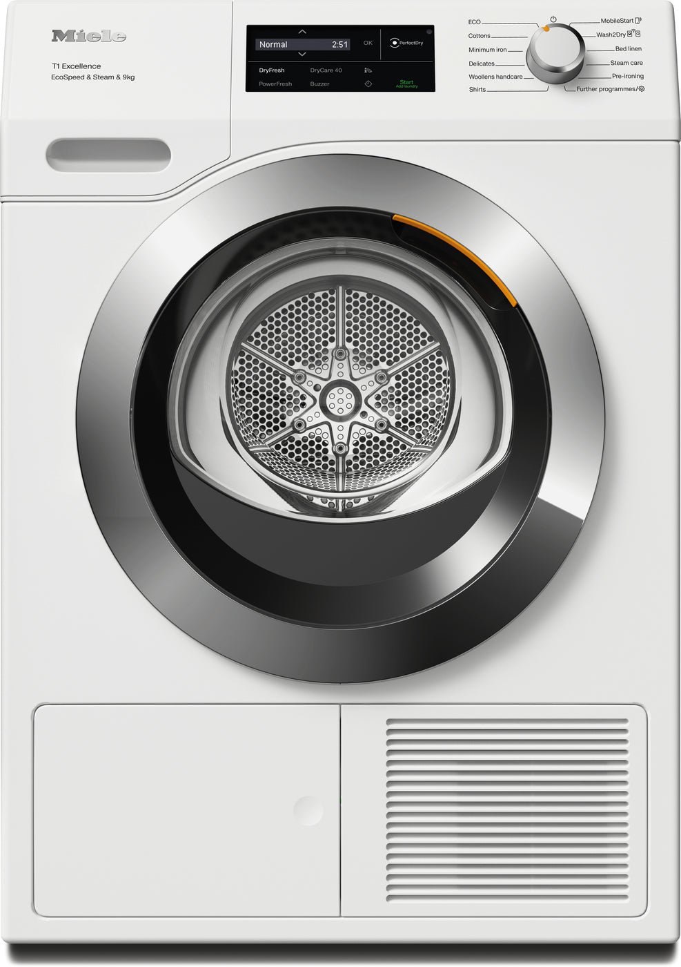 THARËSE RROBASH MIELE TEL695WP Eco&Steam 9KG