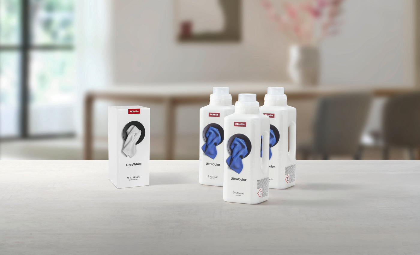 Set detergjent për lavatriçe UltraColor 3x dhe UltraWhite 1x - Miele